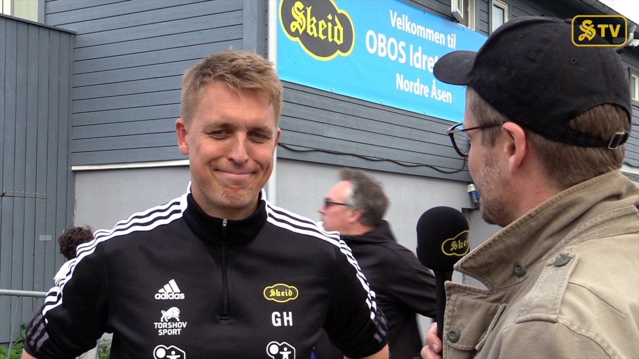 Intervju med Gard Holme etter Skeid - Stjørdals-Blink